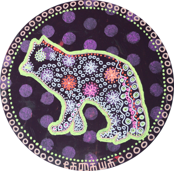 Arctic Fox - Circle (604x596), Png Download