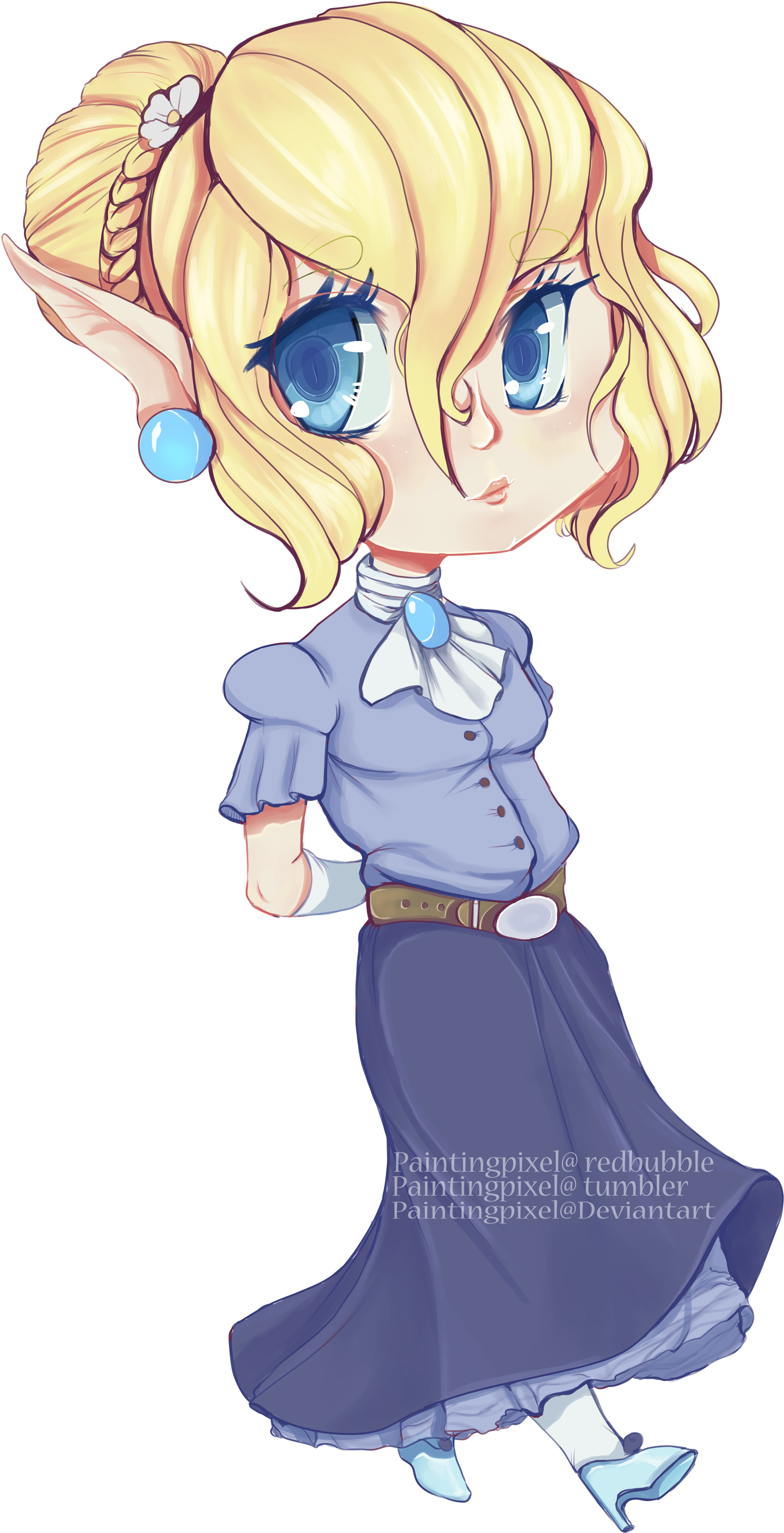 Chibi Paintingpixels Original Artwork Pinterest Arctic (1750x3425), Png Download