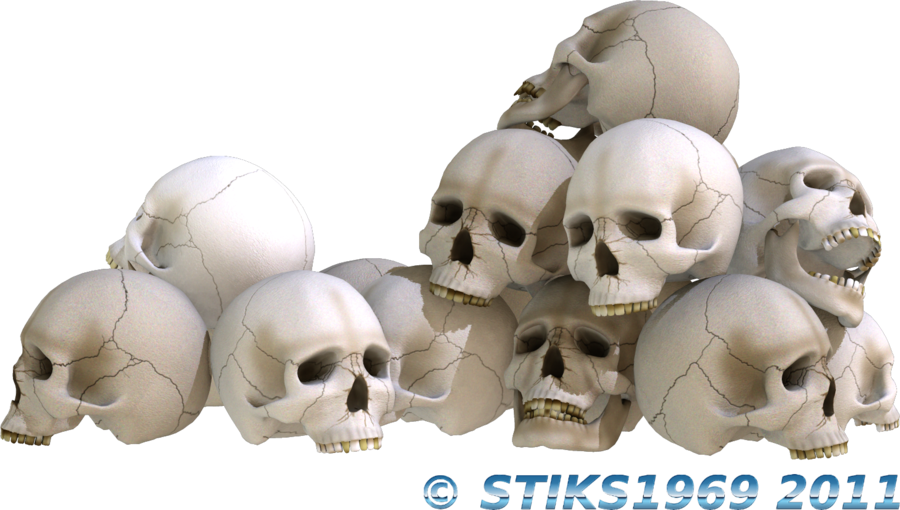 Picture - Skull Heap (900x510), Png Download