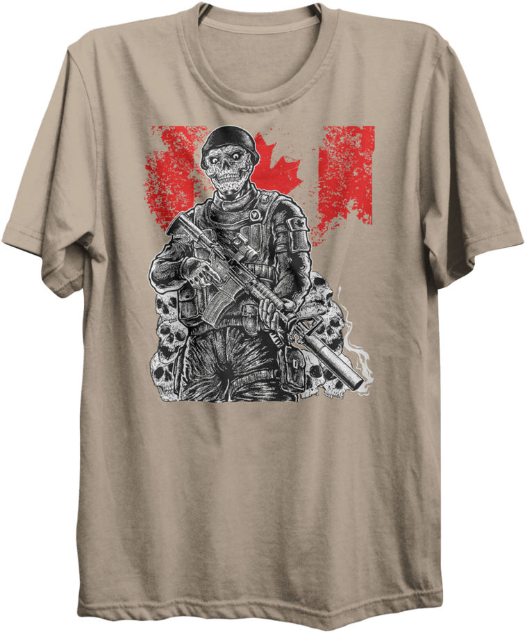 Canadian Soldier Bone Pile T-shirt - Bill Belichick T Shirt Faces (866x1024), Png Download