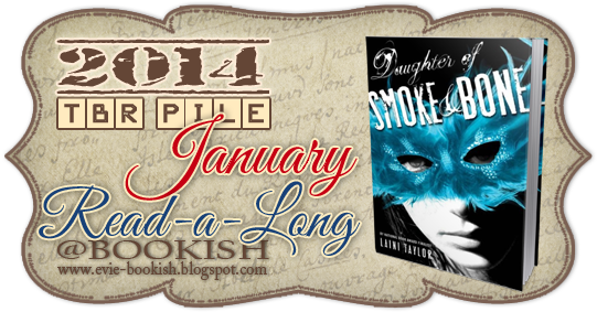 January Tbr Pile Read A Long > Daughter Of Smoke And - Daughter Of Smoke & Bone (550x300), Png Download
