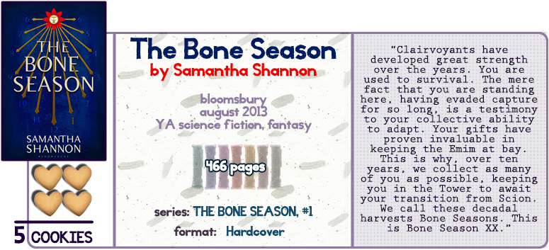 A Hierarchy Of Sixth Senses - Bone Season By Samantha Shannon (800x368), Png Download