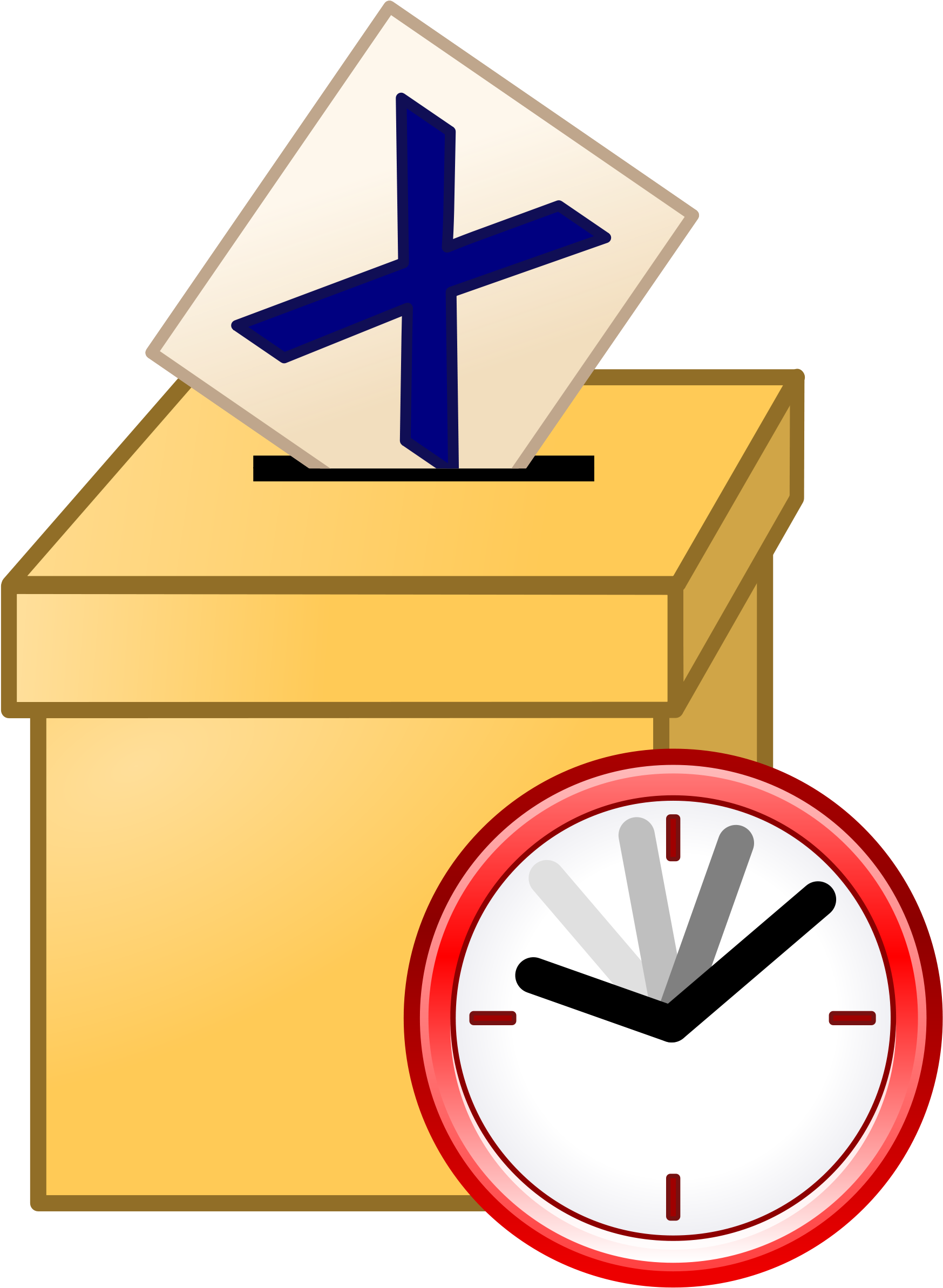 Open - Ballot Box Creative Commons (2000x2640), Png Download