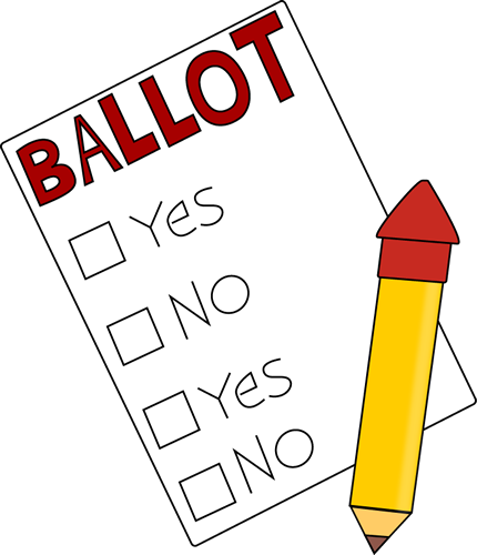 28 Collection Of Voting Ballot Clipart - Ballot Clip Art (430x500), Png Download