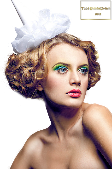 Headpiece, Curls, Make-up Makeup Art, Hair Makeup, - Cosmetics (467x700), Png Download