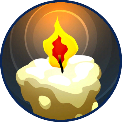 Candlelight-circled - Agar.io (416x416), Png Download