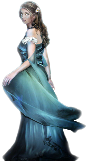 Créer - Beautiful Night With Girl (325x543), Png Download