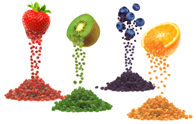 Taura Natural Ingredients Fruits Flavors - Natural Ingredients For Food (664x465), Png Download
