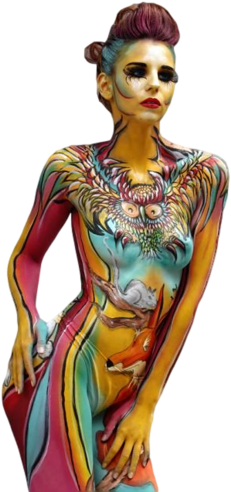 Par Thinou Le 3 Novembre 2017 À - World Bodypainting Festival (363x500), Png Download