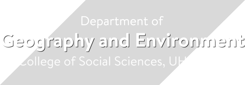 Department Of Geography And Environment, University - University Of Hawaiʻi At Mānoa (860x300), Png Download