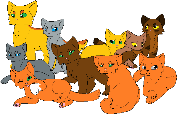 My Cat Family - Cat Family Cartoon Png (752x403), Png Download