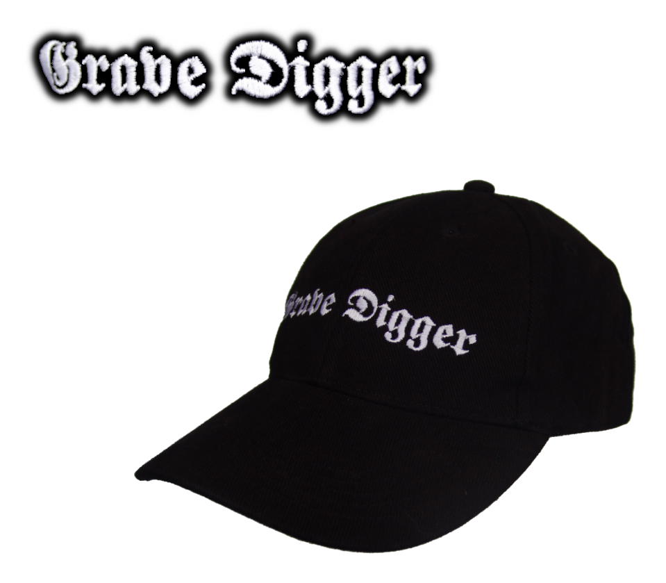 Grave Digger Baseball Cap Classic Logo Official Baseball - Grave Digger (1000x1000), Png Download