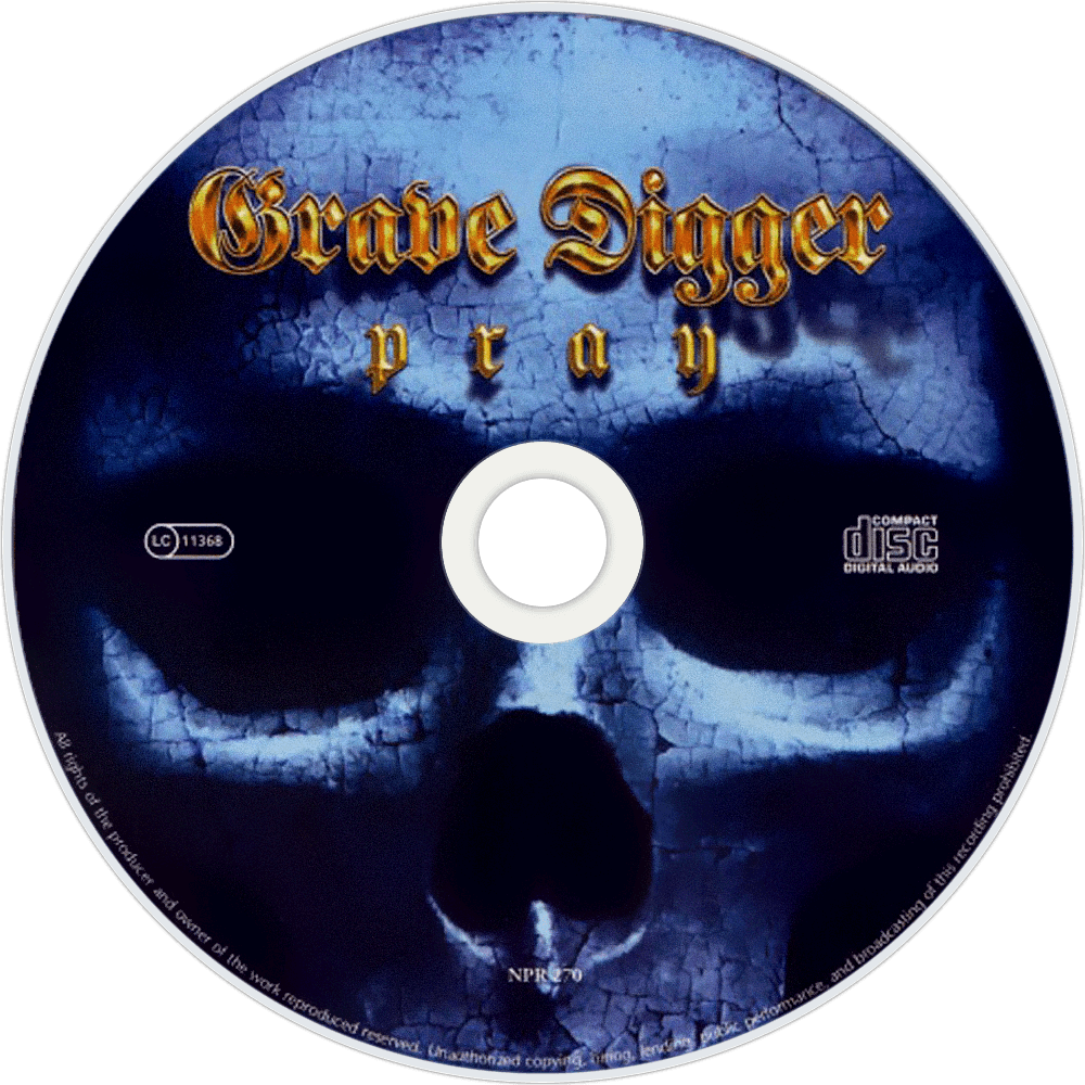 Grave Digger Pray Cd Disc Image - Grave Digger-pray (cd) (1000x1000), Png Download