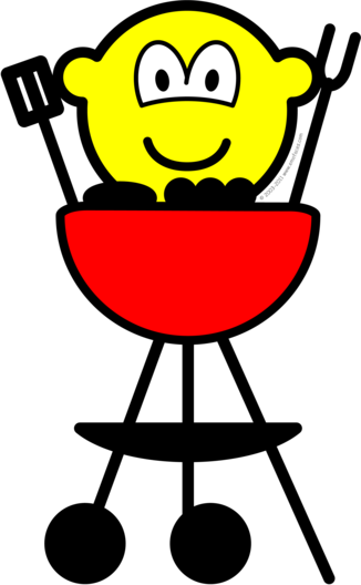 Bbq Buddy Icon - Bbq Emoticon (326x528), Png Download