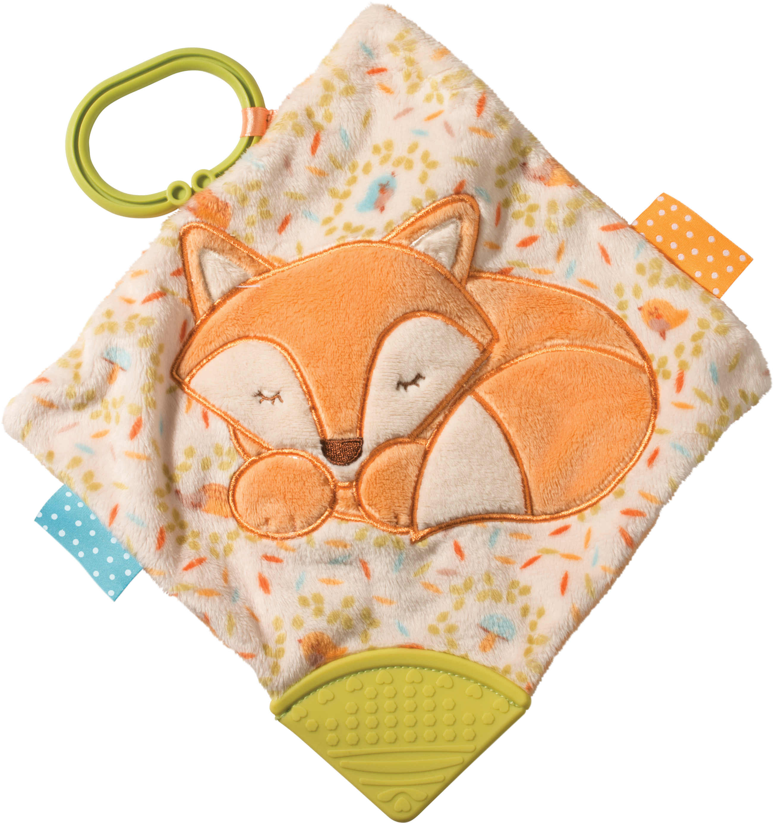 Douglas Baby Fox Activity Blankee - Stuffed Toy (3000x2999), Png Download