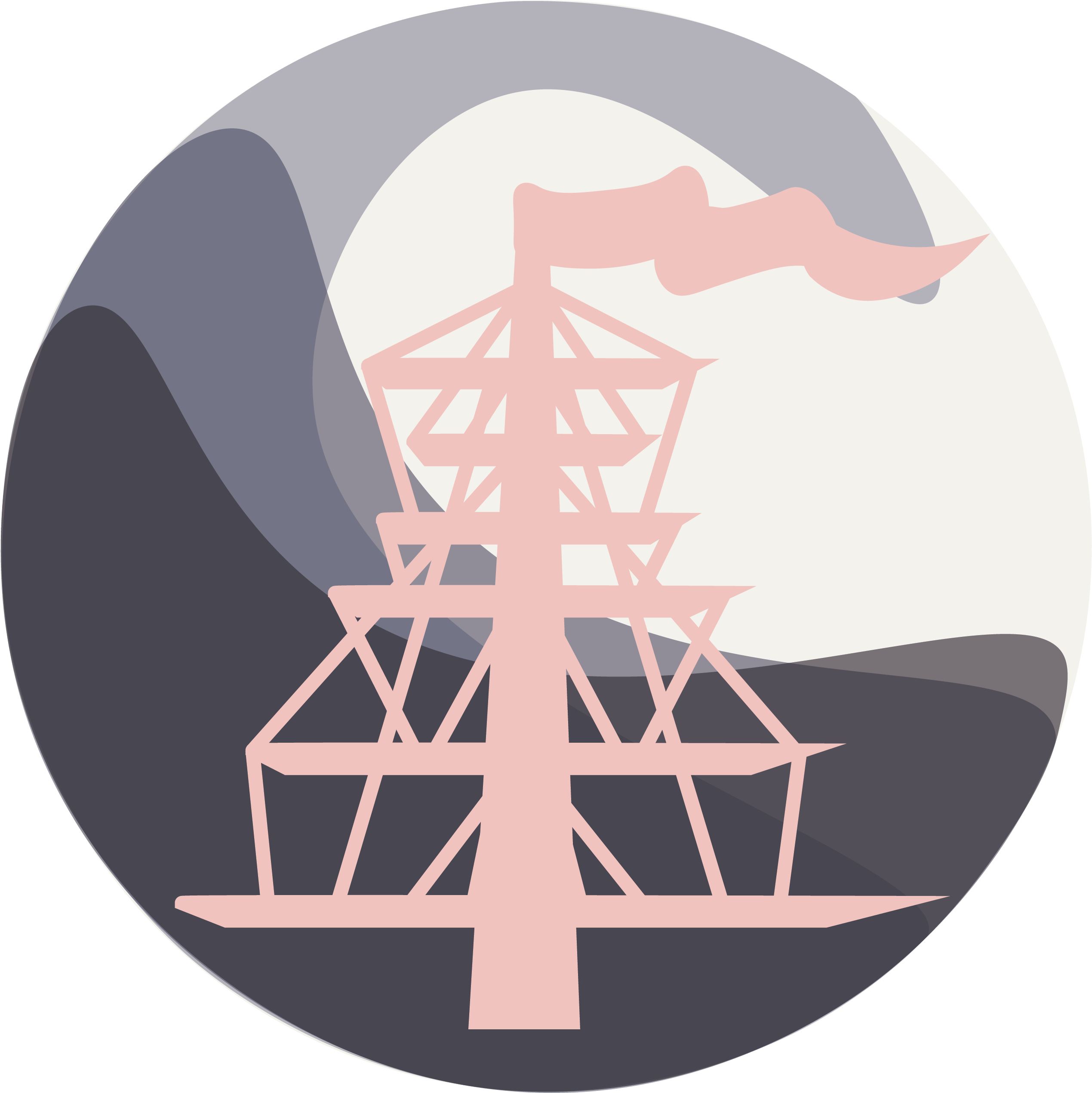 Waves Logo Development-06 - Silhouette (3649x3323), Png Download