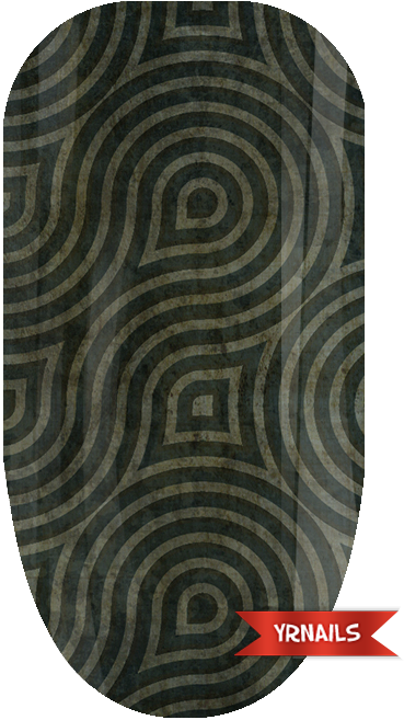 Grungy Dark Tree - Black Retro Grunge Swirls Shower Curtain (369x657), Png Download