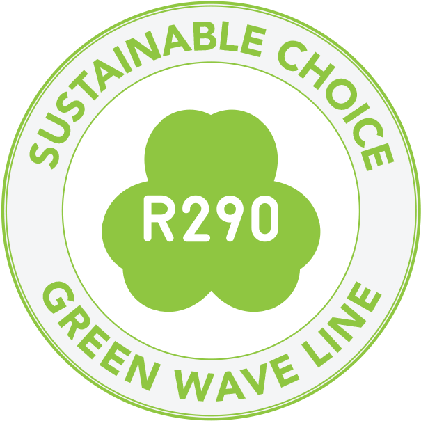 Freor Green Wave Line R290 Refrigerant - Circle (652x656), Png Download