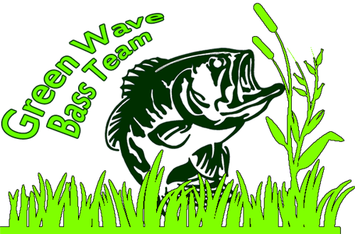 Green Wave Bass Team - Sticker Bass Pro Shops Black Bass Sticker Black Bass (500x330), Png Download
