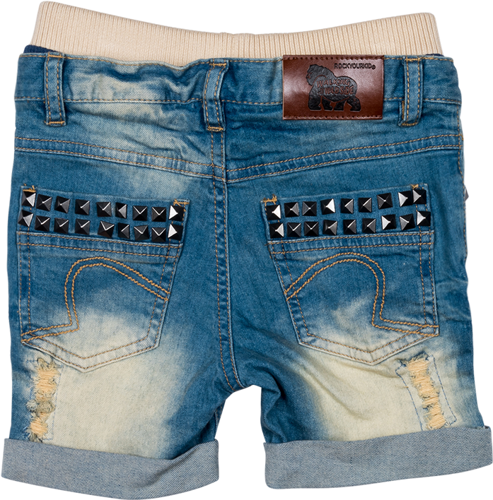 Heavy Metal Denim Shorts - Shorts (1000x1000), Png Download