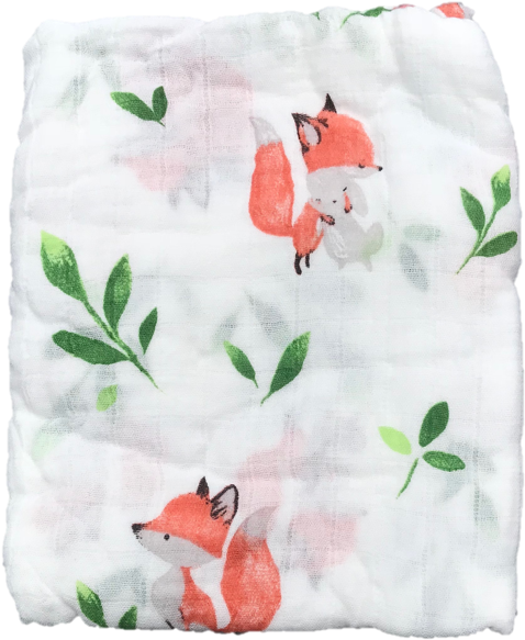Cotton & Bamboo Baby Muslin Swaddle No - Infant (864x864), Png Download