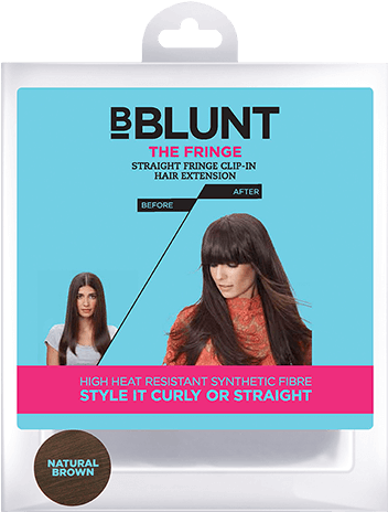 The Fringe Straight Fringe Clip-in Hair Extension - Bblunt The Fringe Straight Fringe Clip In Hair Extension (486x486), Png Download