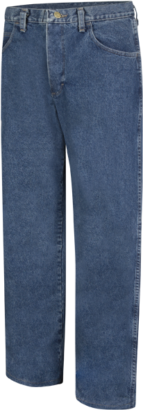 Denim Jean Png Photo - Men's Bulwark Fr Loose Fit Stone Washed Denim Jean (600x600), Png Download