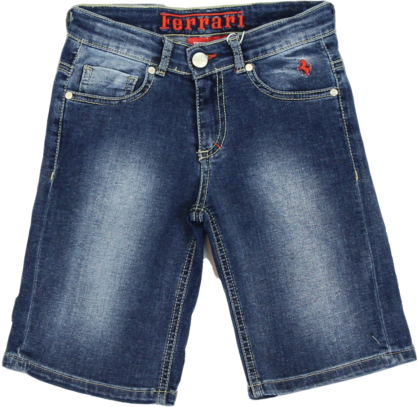 Ferrari Junior Bermudas Short - Bermuda Shorts (1948x1914), Png Download