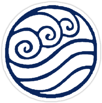 Water Symbol Possible Tattoo - Avatar Water (375x360), Png Download
