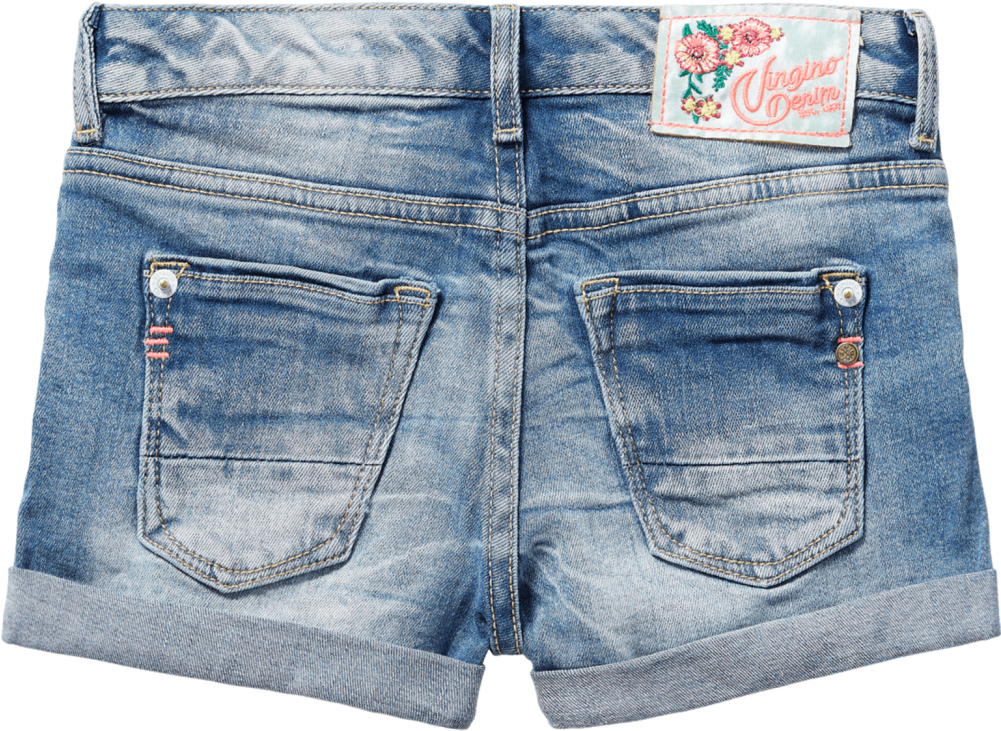 Vingino Jeans Short Domenica Light Indigo - Pocket (1000x1000), Png Download