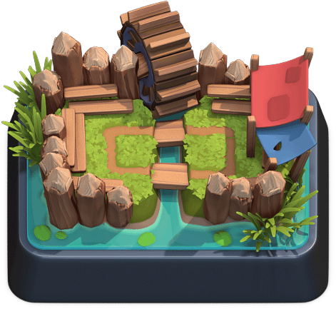 Goblin-stadium - Clash Royale Arena 1 (477x437), Png Download
