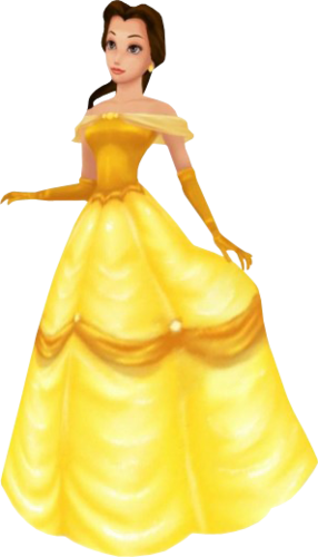Belle In Kingdom Hearts - Princess Belle Kingdom Hearts (286x500), Png Download
