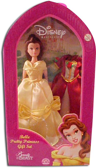 Disney Belle Doll Gift Set - Doll (410x700), Png Download