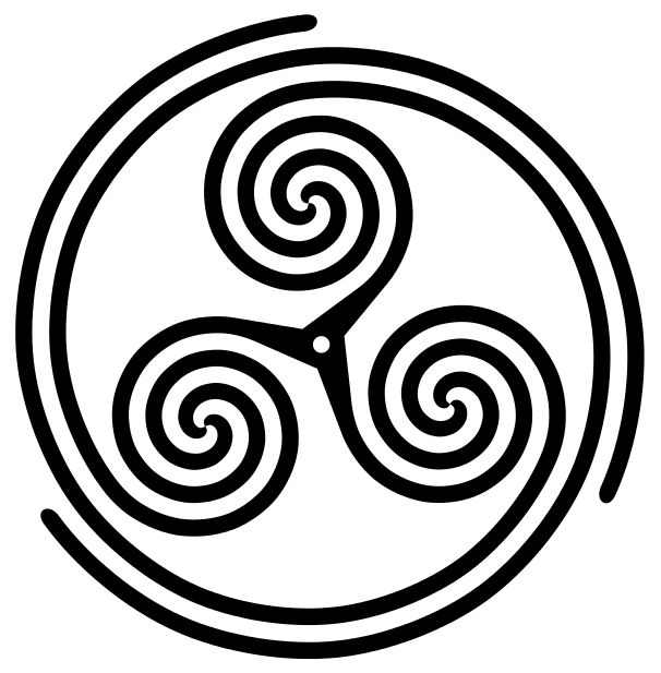 A Symbol Of Neolithic Origin, Used By Some Pagans To - Japan Symbol Of War (589x600), Png Download
