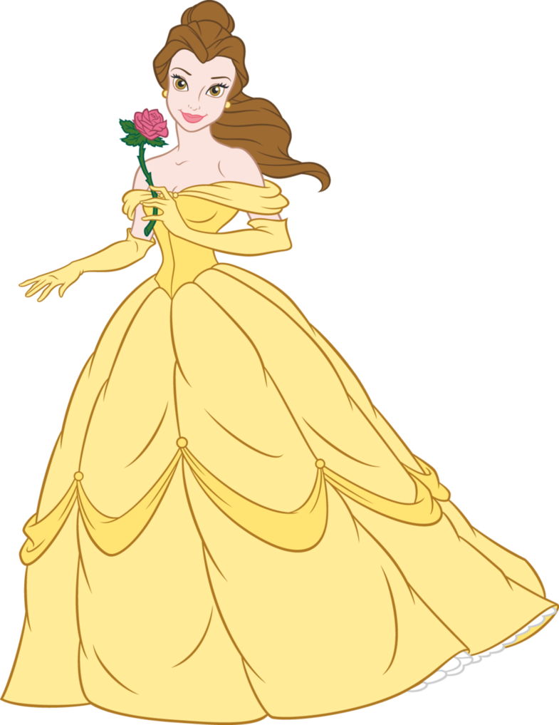 Princess Belle Clipart - Disney Princess Belle Clipart (785x1017), Png Download