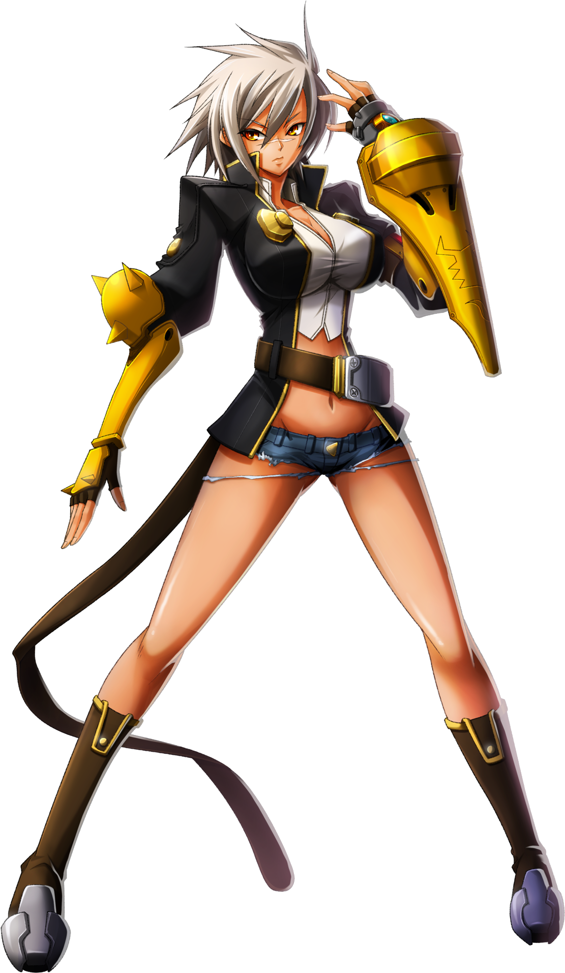 Bullet From Blazblue In The Ga-hq Video Game Character - Bullet Blazblue (1137x1912), Png Download