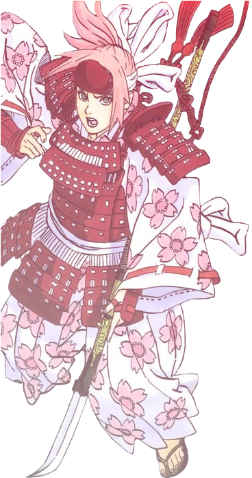 Naruto, Sakura, And Samurai Image - Naruto B2 Poster - Japanese Traditional Armour Edition (367x710), Png Download