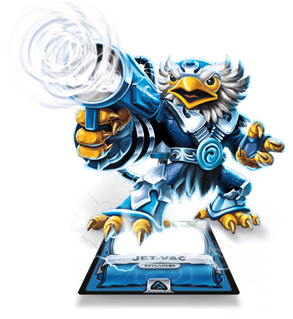 Activision Skylanders Swap Force: Turbo Jet Vac Character (421x458), Png Download