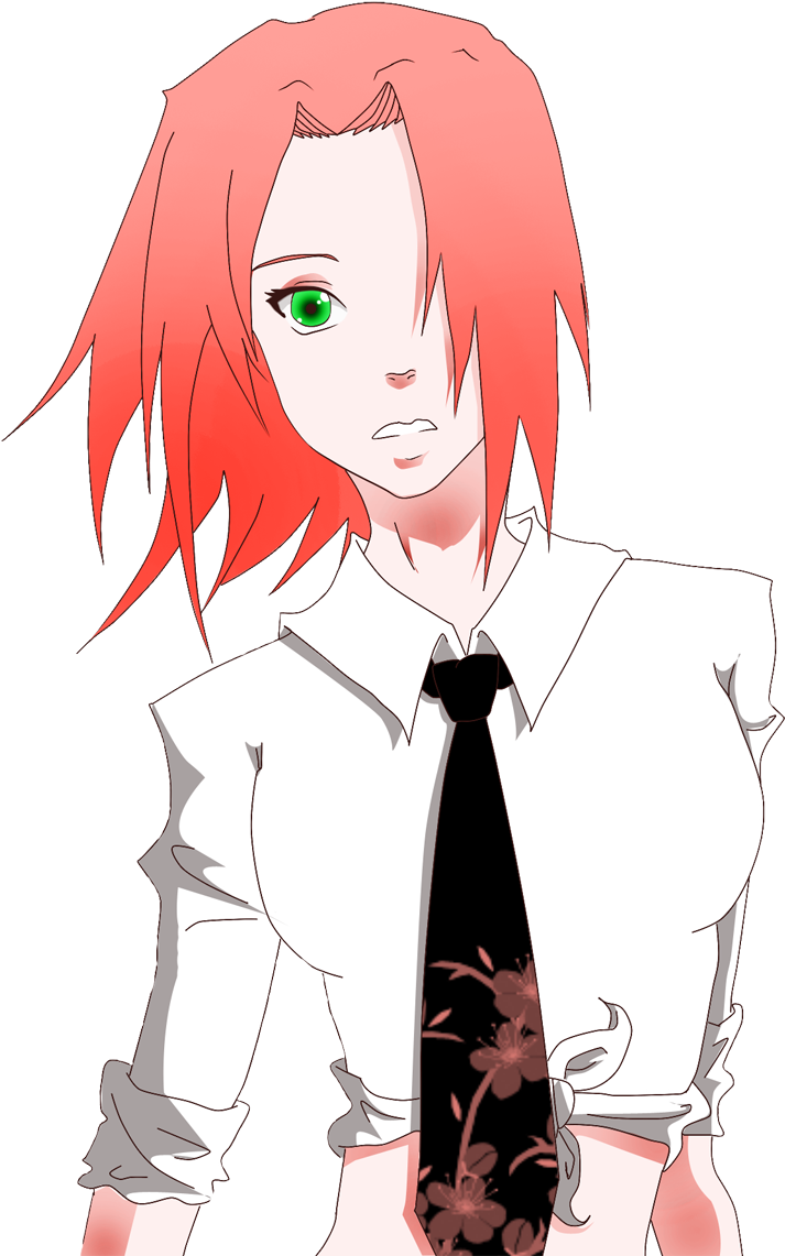 Sakura Haruno Casual (800x1169), Png Download