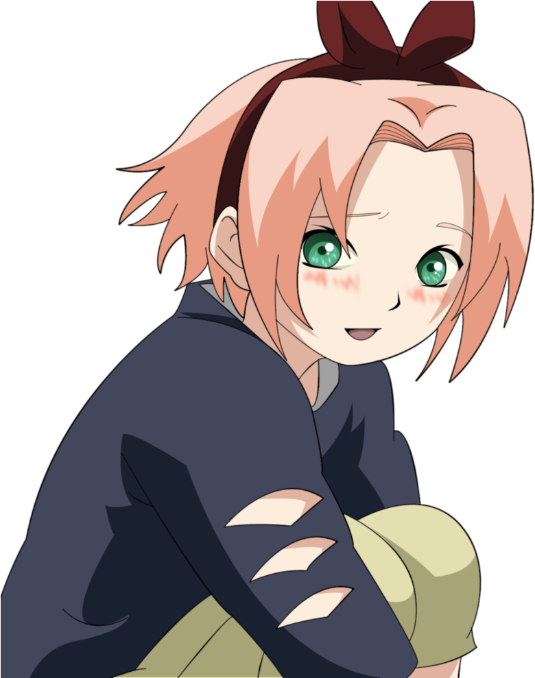 Naruto História De Sakura Haruno Png Little Sakura - Little Sakura (809x988), Png Download