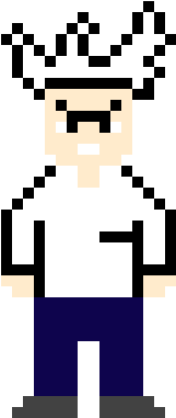 Mad Scientist - Mad Scientist Pixel Png (360x430), Png Download