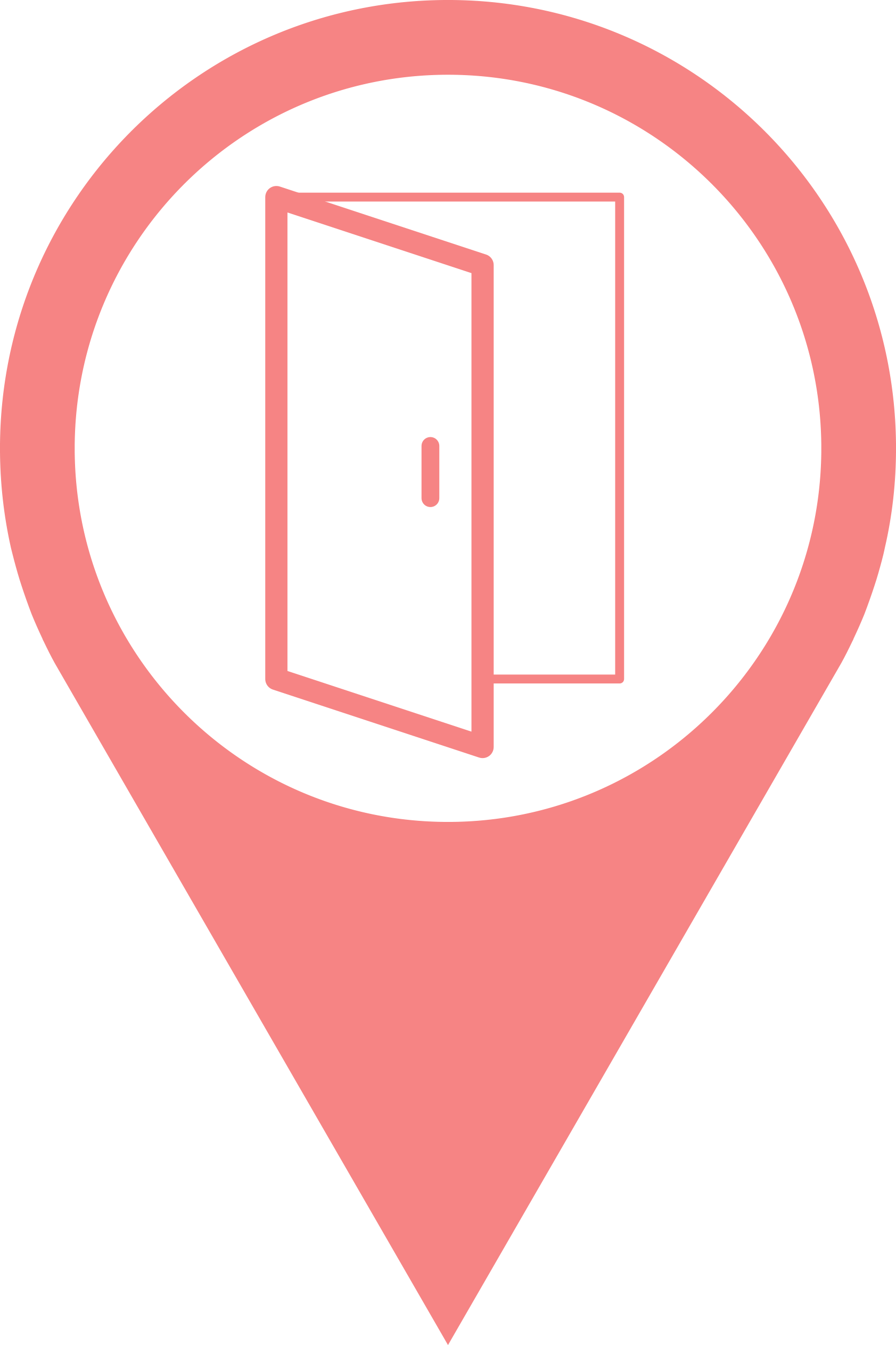 Doors Mapping Icon - Heart (1683x2525), Png Download