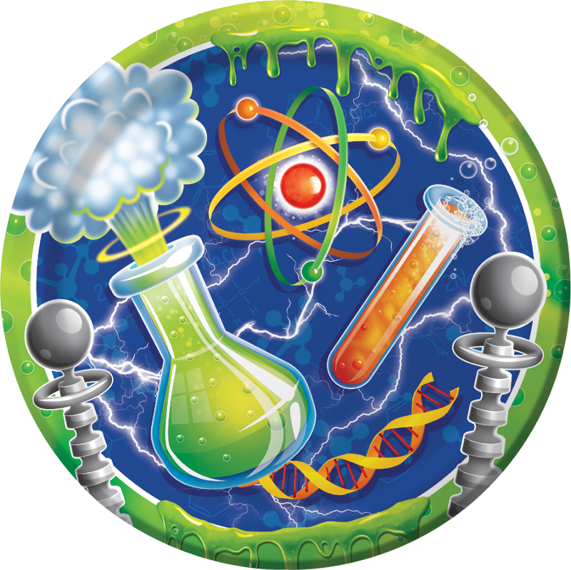 Mad Scientist Party Supplies Uk (800x799), Png Download