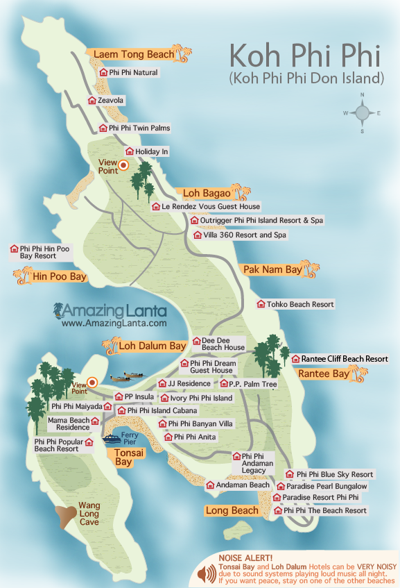 Long Beach, Koh Phi Phi Thailand Vacation, Thailand - Phi Phi Islands (577x847), Png Download