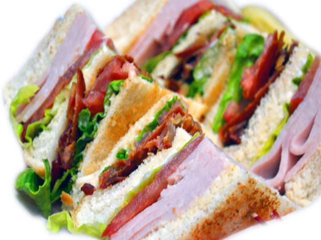 Turkey Club Sandwich - Club Sandwich Png Hd (640x480), Png Download