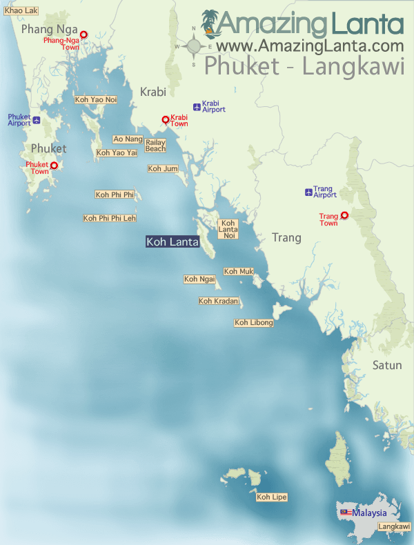 Phuket To Langkawi Ferry Route Map Tourist Map, Malaysia - Ferry Langkawi Thailand Map (600x790), Png Download