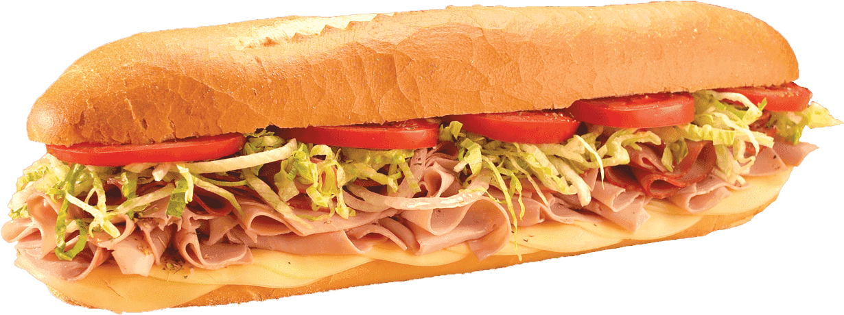 Club Sandwich De Jovette - Jersey Mike's Sizes (1280x520), Png Download