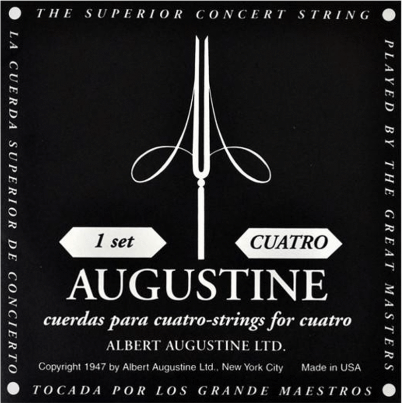 Augustine Cuatro Strings - Augustine Black Strings (1000x1000), Png Download