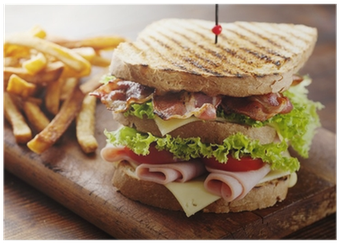 Double Decker Sandwich Recipe (400x400), Png Download
