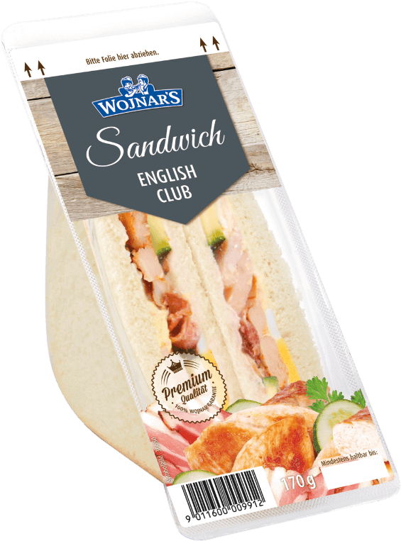 English Club Sandwich 170g - Chạo Tôm (1280x800), Png Download